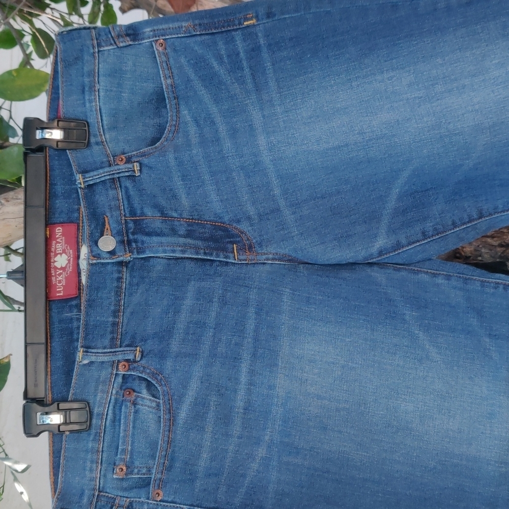 Lucky Brand sweet'n crop women's jeans size 10/30 color blue - Picture 4 of 9